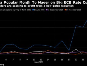 交易员大举押注欧洲央行年中前会有单次50个基点的降息行动