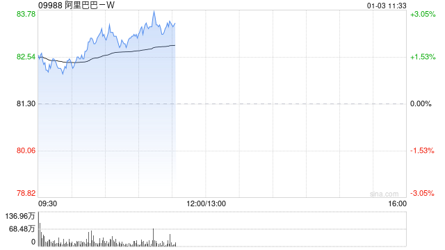 阿里巴巴-W12月31日斥资3998.89万美元回购377.04万股